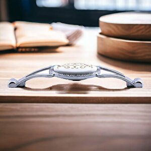 Seçil Kulp Mobilya Mutfak Dolabı Çekmece Dolap Kulpları Kapak Kulpu Kulbu Krom Renk 128 Mm Metal