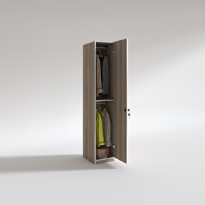 Kilitli Gardırop Öğrenci Dolabı Tek Kapılı Günebakan Crd 180*35*42 Gardolap Dolap Ofis Cordoba