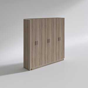 Gardırop 6 Kapaklı Kapılı Anemon 180*180*42 Crd Gardolap Dolap Cordoba