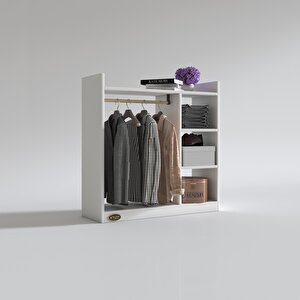 Giysi Dolabı Turabi 090*090*30 Byz Beyaz