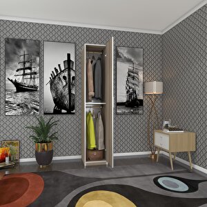 Gardırop Öğrenci Dolabı Tek Kapılı Günebakan Crd 180*35*42 Crd Gardolap Dolap Ofis Cordoba