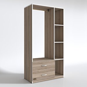 Giysi Dolabı Hülagü 175x90x40 Cordoba Gardırop 2 Çekmeceli Cordoba