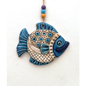 Seramik Mini Balık Dekoratif Duvar Süsü