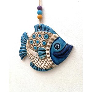 Seramik Mini Balık Dekoratif Duvar Süsü