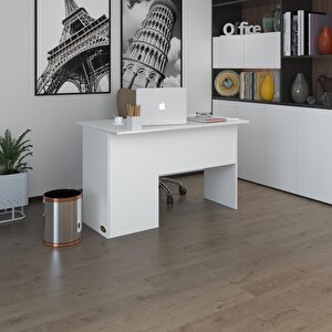 Ofis Masası Miyamoto Byz Sağ 75*160*60 Kilitli Kapaklı Dolap Bilgisayar Çalışma Masası