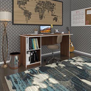 Ofis Masası Miyamoto Cvz Sol 75*110*60 Raflı Dolap Bilgisayar Çalışma Masası