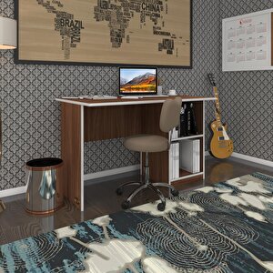 Ofis Masası Miyamoto Cvz Sağ 75*170*60 Raflı Dolap Bilgisayar Çalışma Masası