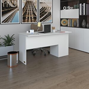 Ofis Masası Miyamoto Byz Sol 75*150*80 Kilitli Kapaklı Dolap Bilgisayar Çalışma Masası