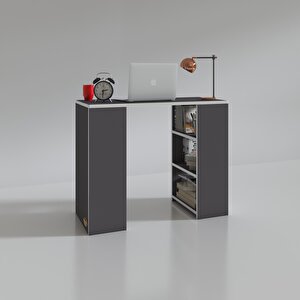 Bilgisayar Çalışma Masası Venüs Gri Ofis Sekreter Laptop