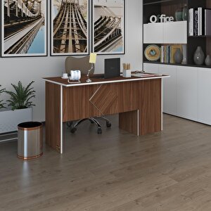 Ofis Masası Yoko Ono Cvz Sol 75*150*60 Kilitli Kapaklı Dolap Eşkenar Bilgisayar Çalışma Masası