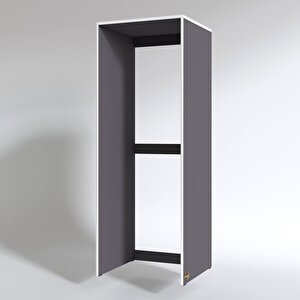 Çamaşır-bulaşık Makinesi Dolabı Borya Gri 180*70*60 Banyo Kapaksız Arkalıksız