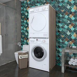Kenzlife Çamaşır-kurutma Makinesi Dolabı Zakhar Cordoba 180x70x60 Banyo Kapaksız Arkalıksız
