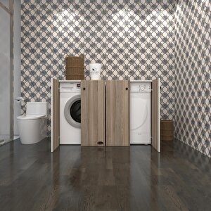 Çamaşır&kurutma&bulaşık Makinesi Dolabı Tatyanakare Crd 90*140*60 Kapaklı Arkalıksız