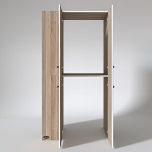 Çamaşır-kurutma Makinesi Dolabı Kapaklı Foka Crd 180*090*60 Banyo Arkalıksız