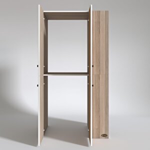 Kenzlife Çamaşır-kurutma Makinesi Dolabı Kapaklı Foka Crd 180*090*60 Banyo Arkalıksız