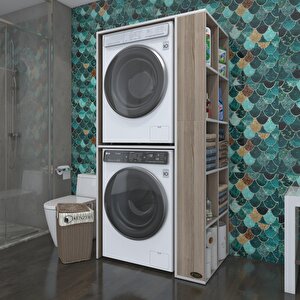 Çamaşır-kurutma Makinesi Dolabı Bolodenka Crd 180*090*60 Banyo Kapaksız Arkalıksız