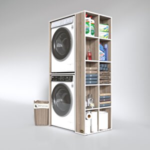 Çamaşır-kurutma Makinesi Dolabı Bolodenka Crd 180*090*60 Banyo Kapaksız Arkalıksız