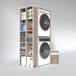 Kenzlife Çamaşır-kurutma Makinesi Dolabı Bolodenka Crd 180*090*60 Banyo Kapaksız Arkalıksız