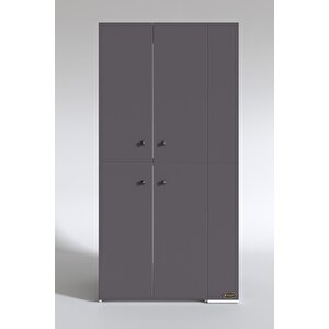 Kenzlife Çamaşır-kurutma Makinesi Dolabı Kapaklı Fedyenka Gri 180*090*60 Banyo Arkalıksız