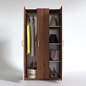 Gardırop 3 Kapılı Ballıbaba 180*120*52 Cvz Xlarge Kapaklı Gardolap Dolap