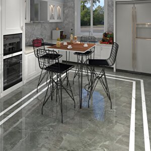 Knsz Masa Sandalye Takımı Hem105zengin Cvzsyh 080*080 4 Sandalye Syhsyh