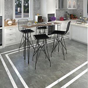 Knsz Masa Sandalye Takımı Hem105zengin Crdsyh 140*040 4 Sandalye Syhsyh