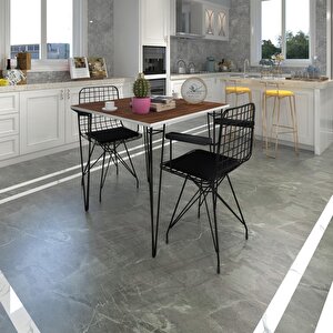 Knsz Masa Sandalye Takımı Hem75mazlum Cvzsyh 060*060 Klç 2 Sandalye Syhsyh Kolçaklı