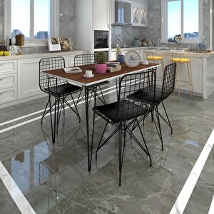 Knsz Masa Sandalye Takımı Hem75mazlum Cvzsyh 100*070 4 Sandalye Syhsyh