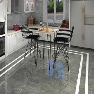 Knsz Masa Sandalye Takımı Hem105zengin Crdsyh 070*070 2 Sandalye Syhsyh Kolçaklı