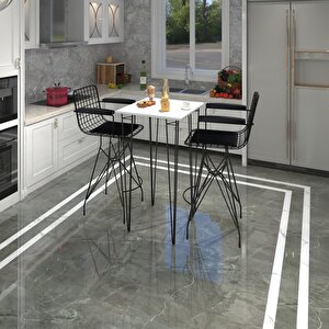 Knsz Masa Sandalye Takımı Hem105zengin Byzsyh 060*060 2 Sandalye Syhsyh Kolçaklı