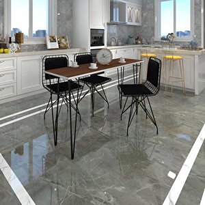 Knsz Masa Sandalye Takımı Hem75mazlum Cvzsyh 120*040 Sm 3 Sandalye Syhsyh Sırt Minderli