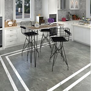 Knsz Masa Sandalye Takımı Hem105zengin Crdsyh 140*040 3 Sandalye Syhsyh Kolçaklı