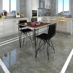 Knsz Masa Sandalye Takımı Hem75mazlum Cvzsyh 060*060 Sm 2 Sandalye Syhsyh Sırt Minderli