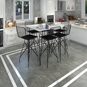 Knsz Masa Sandalye Takımı Hem105zengin Byzsyh 130*070 6 Sandalye Syhsyh