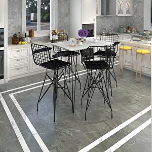 Knsz Masa Sandalye Takımı Hem105x130x070 4 Sandalye Syhsyh Kolçaklı