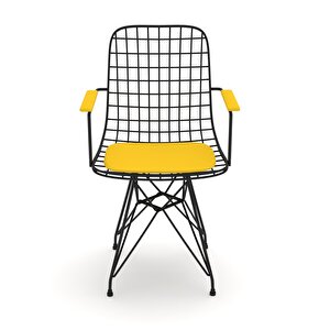 Knsz Kafes Tel Sandalyesi 1 Li Mazlum Syhsrı Kolçaklı Ofis Cafe Bahçe Mutfak