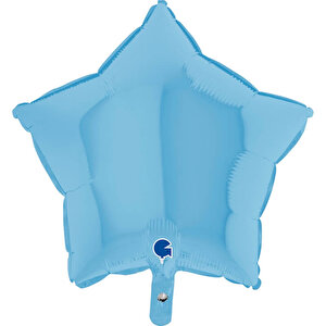 Yıldız Folyo Balon, 45 Cm - Mavi