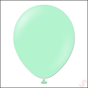 Açık Yeşil Pastel Balon, 30cm X 10 Adet