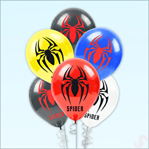 Spider Örümcek Balon, 30cm X 8 Adet