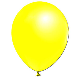 Metalik Parlak Balon, 10 Adet - Sarı