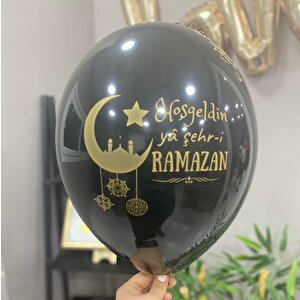Hoşgeldin Ya Şehri Ramazan 30cm Balon - 8 Adet