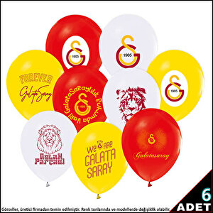 Galatasaray Balon, 30cm X 6 Adet
