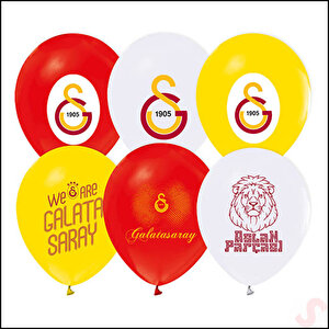 Galatasaray Balon, 30cm X 6 Adet