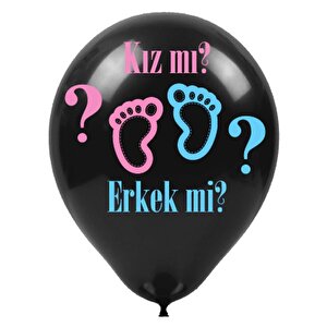 Balon Standlı, 7 Adet - Kız Mı ? & Erkek Mi ? Balon