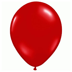 Balon Standlı, 7 Adet - Metalik Kırmızı Balon
