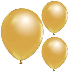 Balon Standlı, 7 Adet - Metalik Pembe Ve Altın Balon