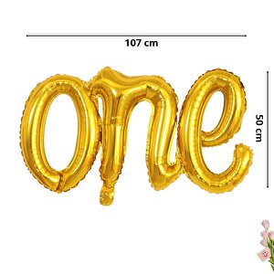 One Folyo Balon, 107 Cm X 50 Cm - Altın