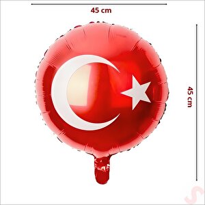 Ay Yıldız Folyo Balon - 45 Cm