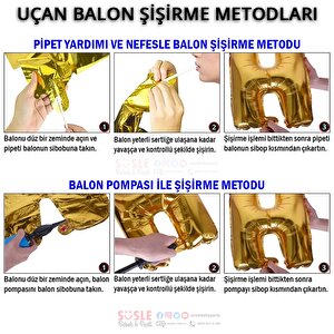 Astronot Folyo Balon - 85 Cm X 65 Cm