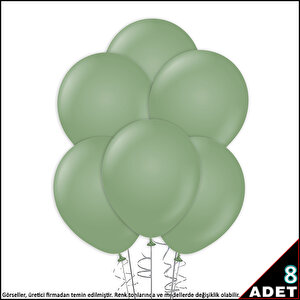 Okaliptus Pastel Balon, 30cm X 8 Adet